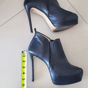 Used black zara high heel booties size 9us/40eu